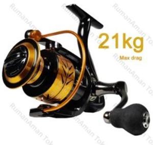 DNESID reel pancing besi 21kg drag reel murah CNC handle spinning reel