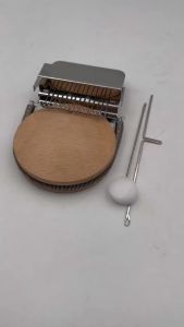 FFBH Spring Upgrade Small Loom 12 14 Hooks Quick Repair Speedweve Type Loom Beautiful Stitching Weaving Loom for Clothes Mending 9T1N6
