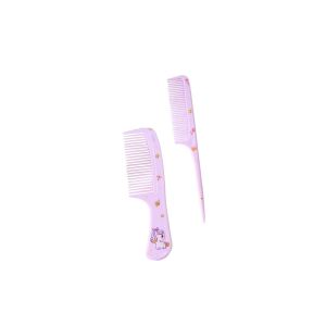 LD-C1021 Sisir Anak Set Isi 2pcs Karakter Kartun Lucu / Sisir Rambut Gagang Plastik 2IN1 / Hair Comb