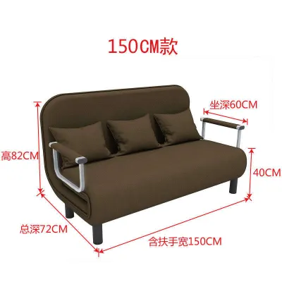 Available Foldable Sofa Bed Multifunctional Dual-purpose Cloth Office Lunch Break Nap Single Living Room