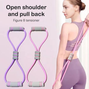 [COD] 8-Shaped Tensile Device Back Beauty Yoga Chest Expansion Tension Strap Female Back Health 8-Shaped Rope