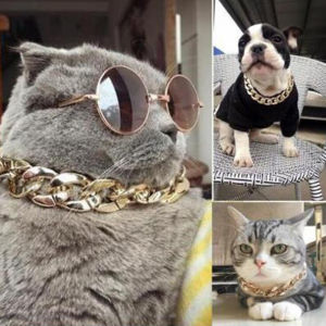 [Alex Do] Hot Sale 1Pc Adjustable Dog Cat Chain Necklace for Dog Kitten Pet Accessories