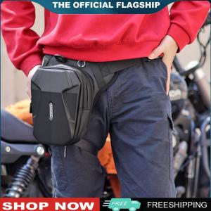 【New Arrival】 Crossbody Drop Leg Bag for Men - Expandable Side Bag for Outdoor Riding and Cycling Perfect for Adventures in Navy