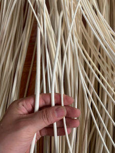 1Kg Ruột mây lõi mây tự nhiên Vật liệu đan mây handmade Đan hàng thủ công mỹ nghệ - Lõi mây thô tự nhiên mây sợi nan mây song mây cây mây tự nhiên chặn rãnh căng mành
