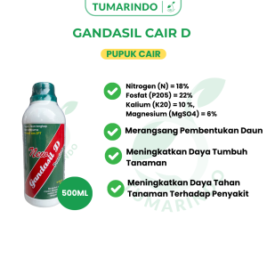Gandasil Cair D 500 ML Pupuk Cair Merangsang Pertumbuhan daun dan Meningkatkan Daya Tahan Tanaman