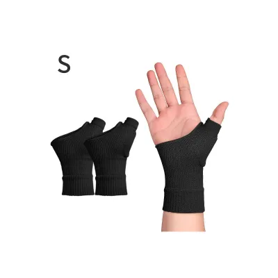 【Steady Goods】 Compression Wrist Thumb Band Belt Carpal Tunnel Hands Wrist Support Brace Strap Sleeve Golf Tenosynovitis Arthritis Gloves 1 Pair