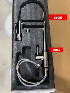 Heavy Duty Spring Pull Down Kitchen Faucet 304 Stainless Hot and Cold / 2 in 1 Kitchen Faucet