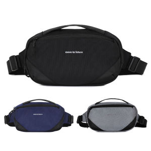 Plain Color Waterproof Men Waist Bag Man Chest Bag Crossbody Bags Beg Pinggang Lelaki Beg Dada 22316