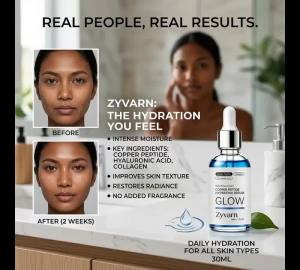 GHK-Cu Copper Peptide Serum with Hyaluronic Acid Soothe Sensitive Skin Barrier Repair Deep Hydration Moisturizing 30ml