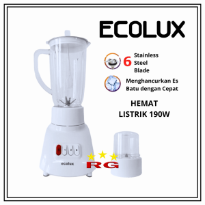 BLENDER SET ECOLUX GELAS TABUNG PLASTIK FOODGRADE HIGH QUALITY