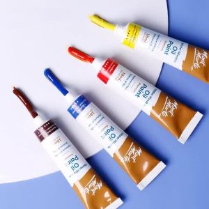 [Giảm giá 50%] Bộ sơn dầu pha nước 8/36 màu 18ml hòa tan trong nước khô nhanh vật liệu vẽ tranh di động