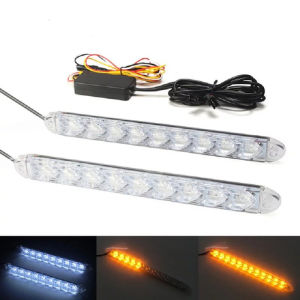 Lampu DRL Running Led Lampu Variasi Mobil Sein Berjalan 9 mata RB094