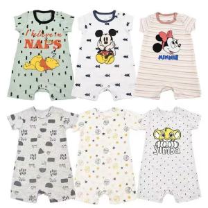 COCO Baby Boy Girl Outfit Onesies For Newborn Jumpsuit Clothes Stretchable Soft Cotton Buttoned0-24