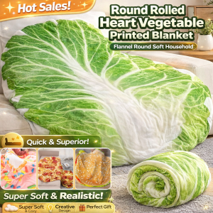 Soft Plush Food Throw Blankets Cabbage Blanket Big Pancake Blanket hamburger Blanket Air Conditioning Blanket Office Nap Blanket