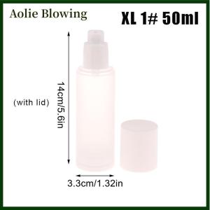 Aolie 15ml-100ml White Empty Vacuum Airless Plastic Lotion Cream Bottles Container Travel Size Cream Container Pump Perfume Bottle