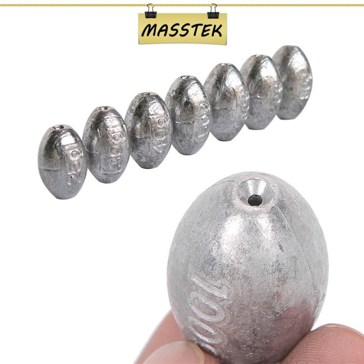 @Johor Fishing Weight Sinker 50-150g Fishing Olive Shape Sinkers Fishing  Weights Split Shot Sinker Fishing 22175