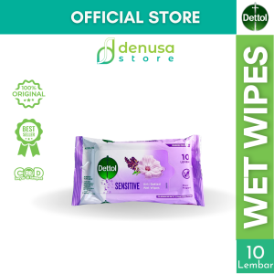 Tissue Basah Dettol Wet Wipes Tangan Anti Bakteri Perlindungan Virus Kuman