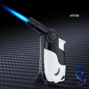 Outdoor Folding Curved Straight Punch Windproof Lighter Igniter Welding Spray Gun Inflatable Lighter