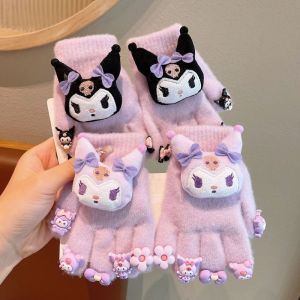 Zencolor ถุงมือเด็กลายการ์ตูนน่ารักสำหรับฤดูหนาว มีลวดลายตัวละครนุ่มๆ ถุงมือถักอบอุ่นเหมาะสำหรับกิจกรรมกลางแจ้ง