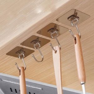 COMBO10 Móc INOX dán tường chịu lực siêu dính treo đồ vật dụng đa năng tiện ích inox 304 Phukienprocare