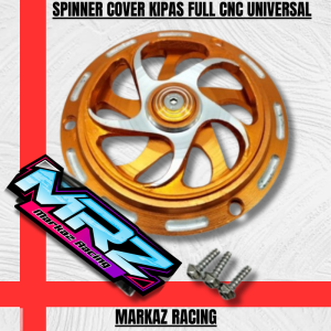 SPINNER COVER KIPAS FULL CNC UNIVERSAL BEBEK MATIC FIZ R HONDA MIO VESPA MATIC KIPAS SPINER