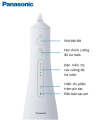Máy Tăm Nước Panasonic EW1511 / EW1513/ EW-DJ54, Giúp Loại Bỏ 99,9% Vi Khuẩn, Ngừa Sâu Răng Hiệu Quả, An Toàn Cho Răng Niềng và Răng Nhạy Cảm, Nhập Đức, BH 12 Tháng. 