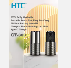 Shaver HTC GT-603 Body Metal Waterproof IPX6 Alat Cukur Kumis dan Jenggot