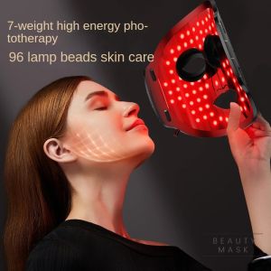 7 Color LED Photon Light Therapy Face Mask Flexible Silicone Skin Rejuvenation Device for Anti Aging and Fine Lines