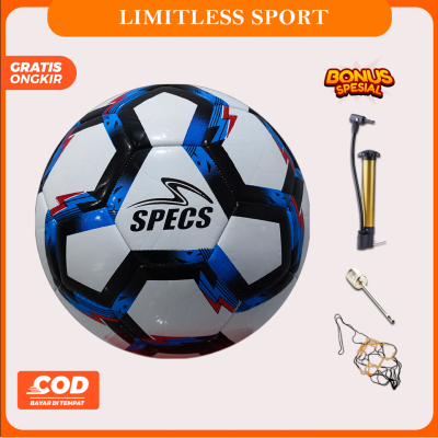 BOLA SEPAK BOLA LIGHT SPEED 20 BOLA SIZE 5 BONUS POMPA PENTIL & JARING