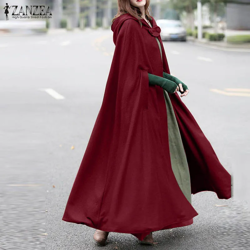 Cape coat with hood hotsell