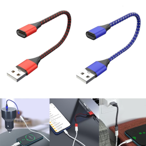 USB 2.0 Adapter Male to Type C Female Connector 480Mbps Data Sync for Laptop PC USB Chargers Extension Converter