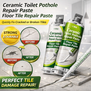 Tile Repair Adhesive Ceramic Floor Hollow Tile Repair Glue Waterproof Moisture-Proof Fast Fix Paste Strong Bonding Home Repair Kit
