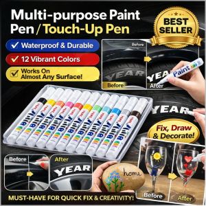 Marker Precision Application Detail Tire Pen Waterproof and Durable Protection of Tires Easy to Carry