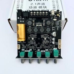 ZK-TB21H บลูทูธ5.0 ชิปใหญ่ กำลังขับสูงสุด: 2x50W+100W TPA3116D2 ระบบ 2.1ch