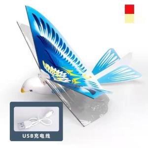 Bionic flying bird toys space flying hand thrown toys automatic lighted pirouette free flight toys