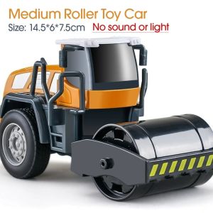 👍 Big Alloy Construction Road Roller Toy Vehicle for Boys with Light and Sound Effects Kids Play Car