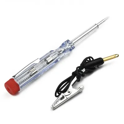 High Quality Car Truck Voltage Circuit Tester DC Car Truck Voltage Circuit Tester Car Test Long Probe Pen Light Bulb Automobile Car Test Polarity Pen Tools3-48V