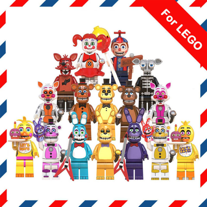 Five Nights at Freddy's Minifigures Building Blocks FNAF Toy Building