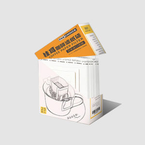 Vision 25/50 cái/gói phin cà phê treo Túi Tai cà phê đậu lọc mặt đất phin cà phê giấy nhỏ giọt dùng một lần giấy treo xử lý cà phê Espresso phin cà phê S-Phù hợp với kích cỡ cốc khác nhau