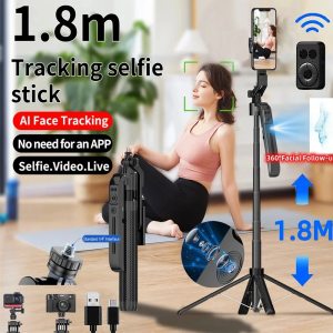 360 Rotation Gimbal Stabilizer Selfie Stick Tripod balance handle For IOS Phone Android Smartphone Live Photography