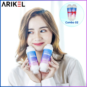 Arikel Shower Filter Combo 02 - Lõi lọc nước vòi sen Khử Clo Dư & Bụi Mịn Bảo Vệ Da Tóc Lắp Đặt Tiện Lợi Hàn Quốc