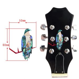 WEETE Novelty Guitar Head Sticker PVC DIY Guitar Headstock Decal Folk Electric Guitar Inlay Personalise Guitar Panel Sticker Guitar Beginner Gifts