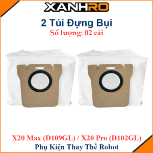 Phụ Kiện Robot Mi Vacuum X20 Max Model D109GL X20 Pro Model D102GL/ Chổi Lăn Chổi Cạnh Bộ Lọc Giẻ Lau Túi Đựng Bụi/