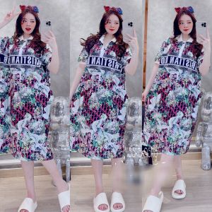 4D Colar Dress Thailand  Topgrade Quality (Free Size M-XXL)