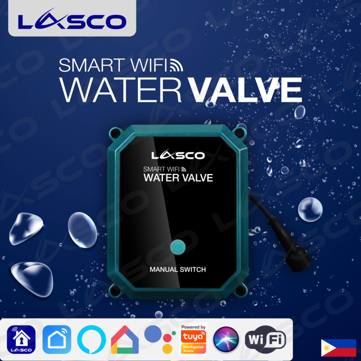 Lasco Smart Wifi Water Valve Shutoff and Open Valve in the App for