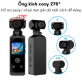 Camera hành trình chống nước Pocket 2 Pro, Camera Gopro 4K HD, Máy quay phim hành động xoay 270 độ. 