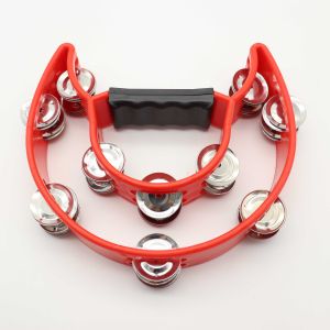 Amazthing Double Half Moon Tambourine or Rebana Kids Toy/Ktv/Party Percussion Instrument 铃鼓