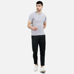 Kaos Henley Pria Smith Berlin Day One Kaos Katun Premium Slim Fit Polos Nyaman Adem Kaos Kancing Tiga