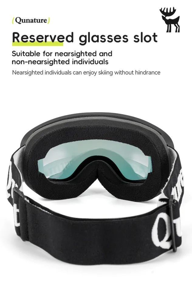 Kids Ski Goggle Anti-fog Anti-UV400 Ski Sunglasses Windproof