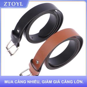 【ZTOYL】 1 cái 100cm da vành đai thời trang thắt lưng Thắt lưng kim loại khóa thắt lưng quần trang trí vành đai quần áo phụ kiện